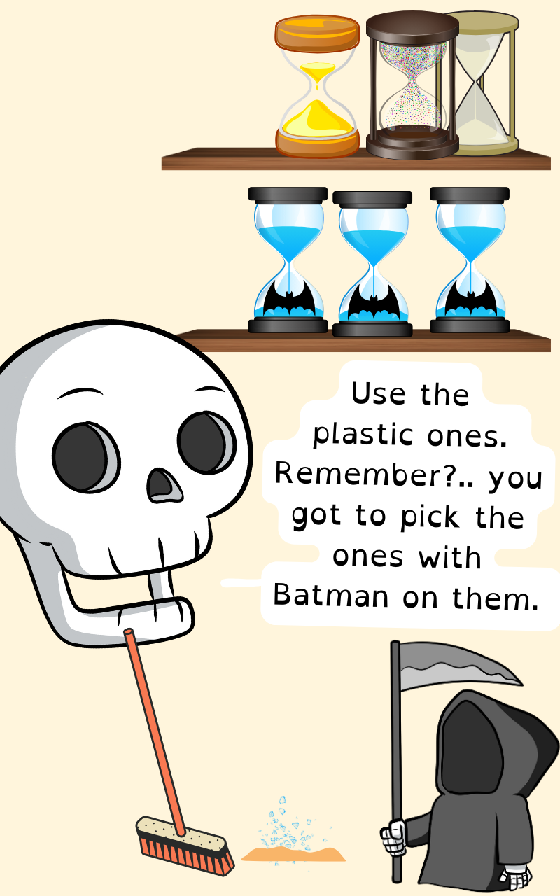 use the plastic ones